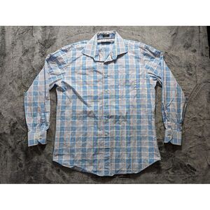 Peter Millar Long Sleeve Button Up Shirt Men's Size Large